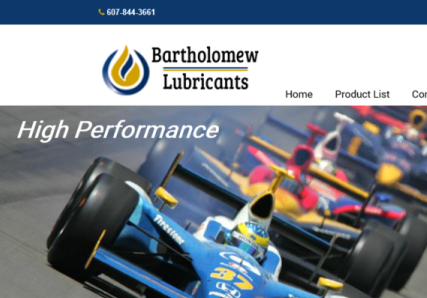 Lubricants Distributor Website